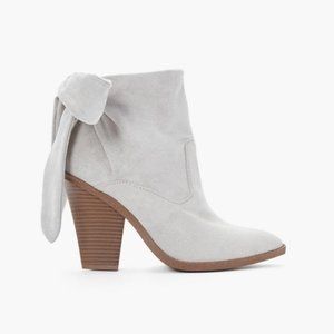 Mattie Back Tie Bootie
